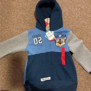 Paw Patrol Chase Blue and Gray Hoodie